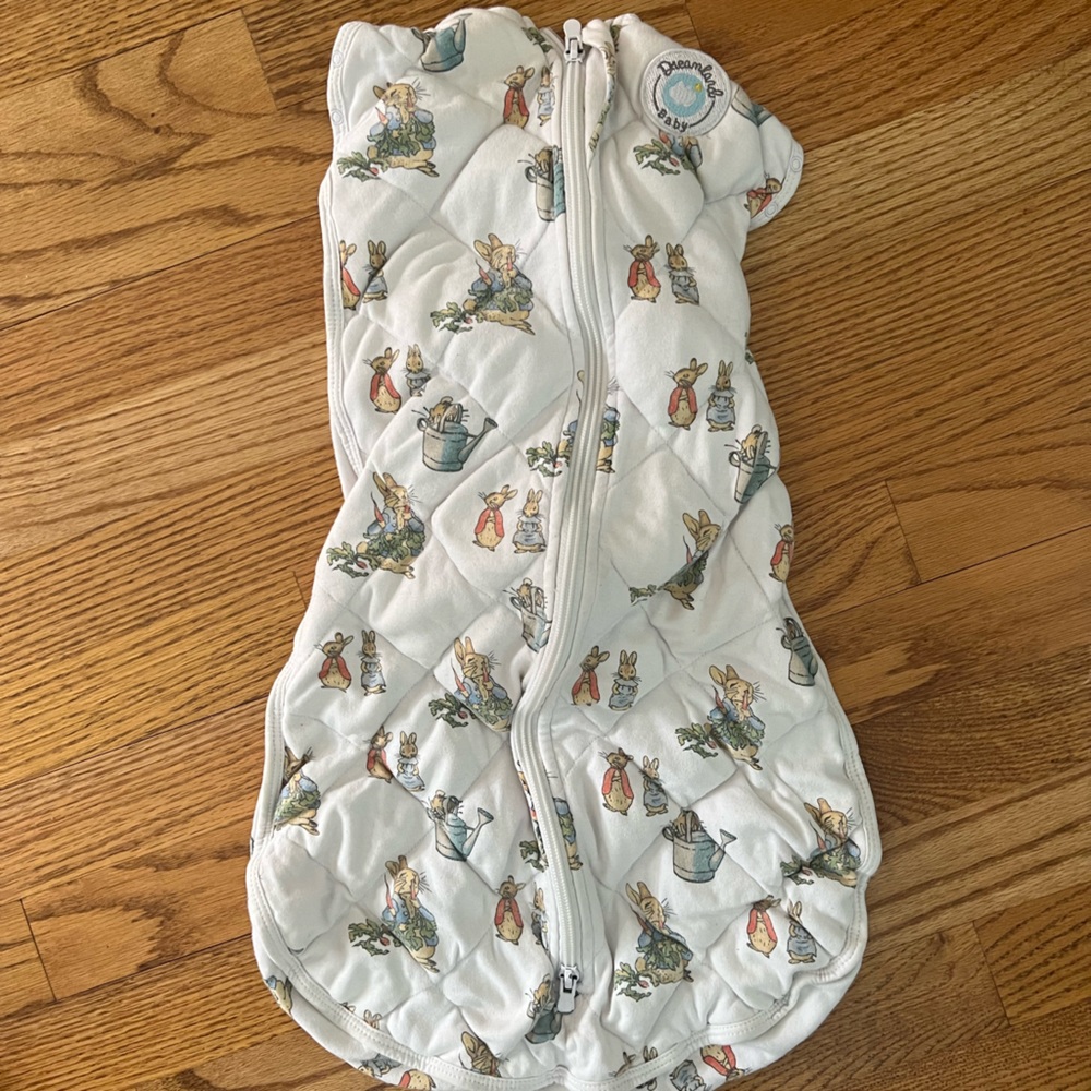 Peter rabbit dreamland weighted swaddle sleep sack (0-6 months)